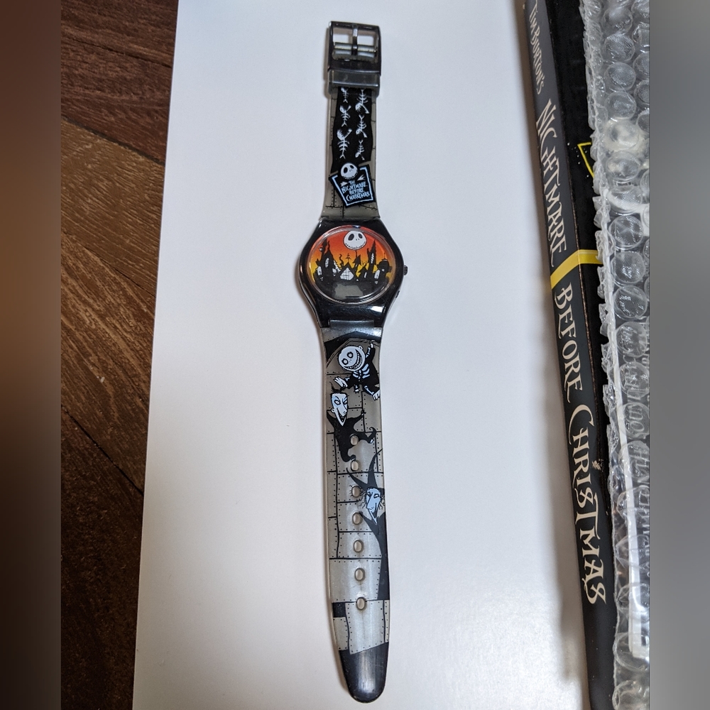 VTG 1993 Nightmare Before Christmas Watch "Halloweentown"